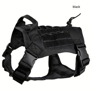 TEMU 1개 대형견용 하네스, 야외 애완동물 가슴 및 등 리드, 당기기 방지, 도망치기 방지
