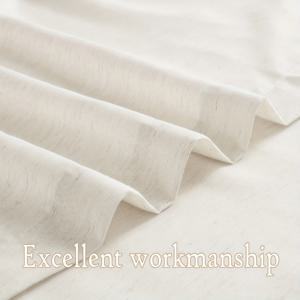 TEMU 천연 린넨 베이지 단열 방음 반투명 모던 캐주얼 거실 침실 스튜디오 커튼 쉬어 로드 포켓 63# 84# 95# 108# 2개입