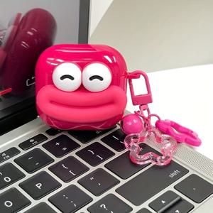 TEMU 3D 소시지 강아지 빅 아이 케이스, 에어팟 프로 무선 이어폰 호환, 애플 1, 2, 3 호환, 충격 방지 보호 케이스, 귀여운 선물