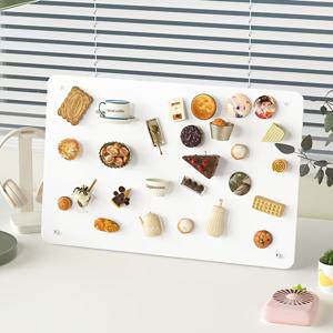 TEMU 호텔 리셉션, 밀크티 가게, 사무실 및 학교에 적합한 고품질 다기능 자석 보드; 메시지 보드, 디스플레이 보드, 화장품 보관 보드 및 가격표 메뉴 보드로 일반적으로 사용됩니다.