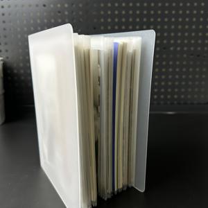 TEMU 아이돌 카드, 게임 카드, 수집품을 위해 설계된 넉넉한 A6 바인더 (40페이지) - 방진, 주름 방지, 분실 방지 기능이 있는 루스리프 삽입 책으로 특징 - ID 카드, 티켓과 같은 다용도 정리함으로 적합