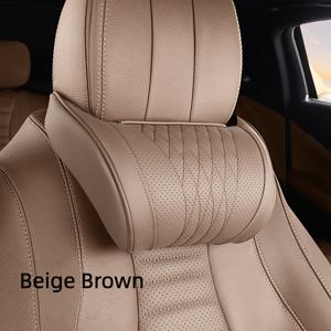 TEMU 메모리폼으로 제작된 고급스럽고 편안한 차량용 헤드레스트. 운전에 적합하며 가죽 커버가 함께 제공됩니다. 부드럽고 편안한 시트 헤드레스트 쿠션으로 대부분의 세단, SUV, 트럭 및 자동차와 호환됩니다.