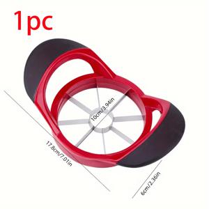 TEMU 1개 사과 슬라이서, 대형 사과 코어 제거기, 초예리 사과 커터, 씨제거기, 분리기, 대형 견고한 녹 방지 과일 슬라이서 커터, 주방 도구, 과일 및 채소 심지 제거기