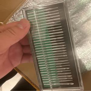 TEMU 30개/박스 골든 전문가용 연마비트 세트, 연마비트, 뾰족형 및 둥근형 팁, 연마 니들, 소형 그라인더와 호환, 전기 필요 없음, 금속, 목공, 옥, 구슬, 조각용으로 적합