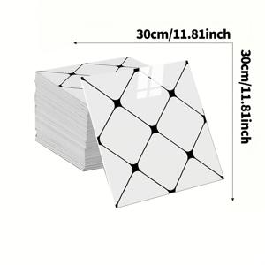 TEMU 주방 및 욕실 벽/천장용 장식 스티커 50개 - 마블 마감의 방수 PVC 패널, 간편한 유지 관리 &, 현대적인 홈 업그레이드, 천장 장식, 현대적인 스타일, 세련된 디자인, 오래 지속되는 소재, 벗겨서 붙이는 타일에 이상적