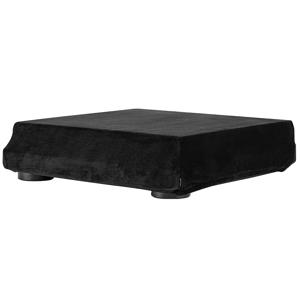 TEMU 비닐 레코드 플레이어용 먼지 방지 커버, 먼지 및 습기를 방지하는 부드러운 짧은 모직 직물, Audio-Technica AT-LP60XBT 턴테이블 먼지 커버에 적합