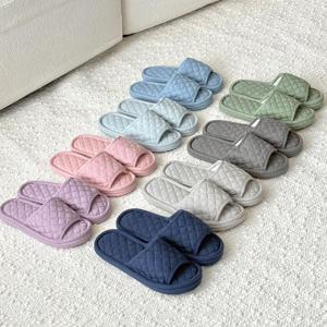 TEMU [] 3중 쿠션 폭신 무지 실내화 거실화 슬리퍼 편안한 층간소음 방지 남녀 실내 슬리퍼