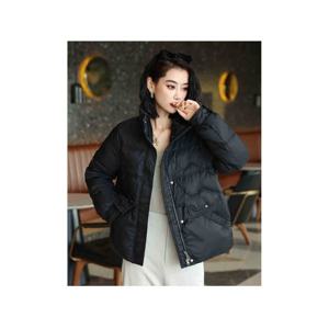 TEMU 여성 숏패딩 패션 캐주얼 루즈핏 경량패딩 W010