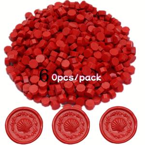 TEMU 팔각형 왁스 실링 스탬프, 문구류 장식, 와인 포장, 장식용 실링, 클래식 디자인, 왁스, 고품질 왁스, 실링 용품, 공예 재료, 웨딩 플래너, 캘리그라피