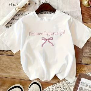 TEMU 여성 캐주얼 프린트 티셔츠 7211