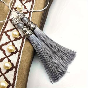 TEMU FD46582101 10cm 얼음 슬리키 섬유 원단 호박 작은 매달린 공 중국어 매듭 장식용 비즈 태슬 DIY 액세서리 6개