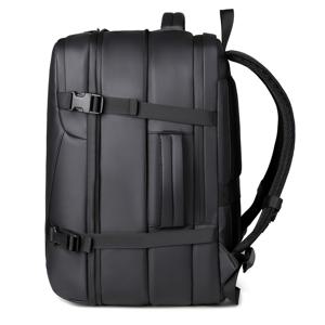 TEMU 여성용 백팩, PU 원단, 확장 및 진공 압축 가능, 데일리 출퇴근 및 출장용 비즈니스 백팩으로 적합