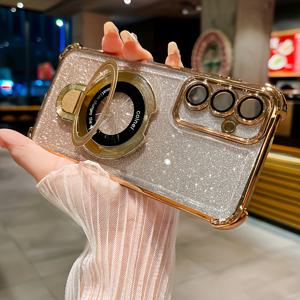 TEMU 삼성 S24 울트라/S23 울트라/S22 울트라 및 기타 모델용 시크한 자석 그라데이션 폰 케이스 스탠드 포함 - , 친구, 가족을 위한 완벽한 부활절, 생일, 크리스마스 선물