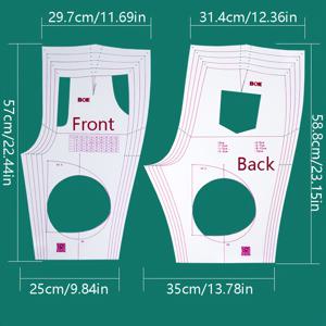 TEMU 바지 프로토타입 등급 자 의류 패턴 제작 자 1.9 야드