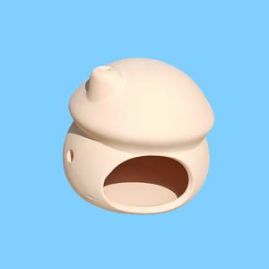 TEMU 부활절 세라믹 어항 은신처, 물고기 및 새우의 은신처, 소형 베타 물고기 보호소, 버섯 삼각형 2가지 옵션, 안정적이고 무독성, 꿈 같은 수중 테마 은신처를 위한 장식용 돌