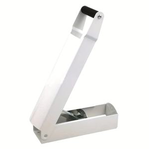 TEMU 1개 캔 압축기 흰색 금속 캔 분쇄기, 알루미늄 탄산수, 소다, 맥주 캔 및 재활용용 병용 벽걸이형 헤비 듀티 분쇄기