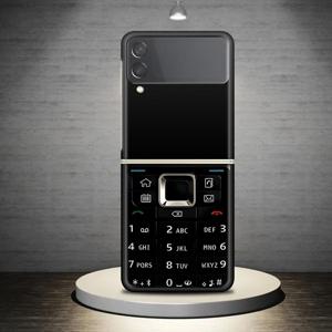 TEMU 갤럭시 Z 플립5 Z 플립3 Z 플립6 Z 플립4 Z 플립 5G 하드 커버 폰 케이스 벽지 사진 아트