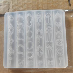 TEMU 1개 고투명 3D 실리콘 몰드 빈티지 패턴 컬렉션 네일 실리콘 몰드 고투명 실리콘 조각 부티크, DIY 귀걸이, 펜던트, 수공예, 주얼리 캐스팅 용품, 레진 몰드에 완벽