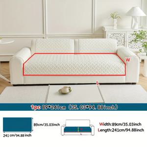 TEMU 1개 올시즌 솔리드 컬러 소파 쿠션, 반려동물 방지 소파 보호커버, 반려동물 친화적 소파 커버, 침실 사무실 거실 가구 보호커버, 홈 데코 (베개커버, 등받이 커버, 팔걸이 커버 별도 판매)