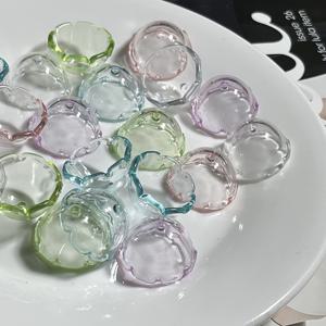 TEMU 20개 투명 해파리 캡슐 | 풍경 액세서리 + DIY 키체인/펜던트/폰 스트랩 재료 | 자동차 & 홈 데코 + 비즈 주얼리 만들기 용품