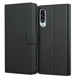 TEMU 휴대폰 케이스 - 삼성 갤럭시 A90 5G용 보호 휴대폰 케이스 커버, 킥스탠드, 카드 슬롯 포함, 블랙 인조 가죽 지갑형 플립 디자인