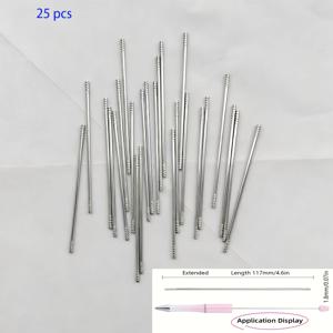 TEMU 25개 펜 막대 연장 막대 세트, 포커스 펜 막대 확장기, 비드 바늘, 캘리그라피, 페인팅, 공예, 스크랩북에 적합 - 볼펜, 젤 펜, 만년필과 호환 - 필기 및 미술 프로젝트용 도구