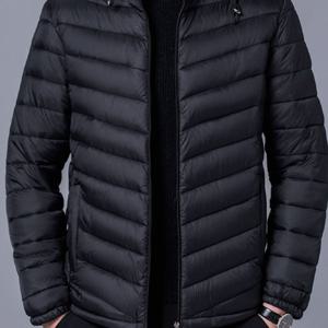 TEMU 남성 겨울용 빅사이즈 경량 후드 패딩 점퍼