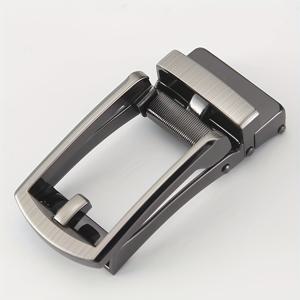 TEMU 남성용 비즈니스 합금 자동 버클 헤드, 무광 및 브러시드 텍스처, 내마모성 및 방청 기능. 정장 및 캐주얼 웨어 모두에 적합하며, 폭이 3cm 이하인 벨트와 조합 가능