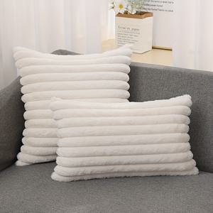 TEMU 1개 플러시 베개 커버 | 초극세사 쿠션 커버, 사무실 허리 지지 베개 커버, 베이 창문 및 헤드보드 장식에 적합, 다양한 색상으로 제공, 폴리에스터