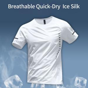 TEMU 남성용 퀵 드라이 스포츠 티셔츠 - 루즈핏 - 초경량 통기성 흡습 라운드넥 탑, 블랙 및 화이트 반팔 색상 - 캐주얼 웨어, 러닝 및 피트니스 트레이닝에 적합|짐웨어