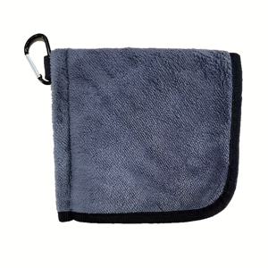 TEMU 1개 골프 클럽 타월 - 퀵 드라이 극세사 클리닝 천 (카라비너 후크 포함), 5.9