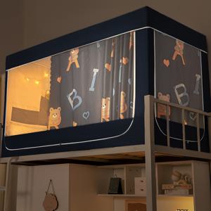 TEMU 텍스처 프린트 디자인, 간편한 조립, 가볍고 휴대성이 뛰어난 싱글 침대 기숙사용 모기장입니다. 기숙사, 침실 및 캠핑 텐트에 적합하며, 부드러운 천 캔피가 빛을 차단하며 재사용 가능하여 기숙사 장식으로도 사용할 수 있습니다.