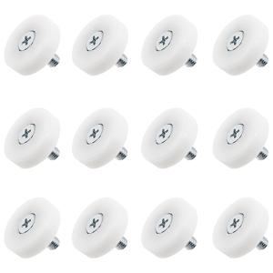 TEMU 12개 19mm 나일론 소형 서랍 풀리 문 수납장 풀리 플라스틱 철제 수납장 포지셔닝 롤러 파일 캐비닛 풀리