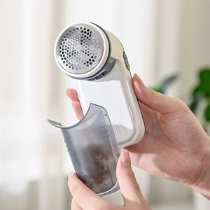 TEMU 강력한 의류 보풀 제거기 휴대용 디자인 조절식 클리닝 배터리 타입 대용량 보풀통