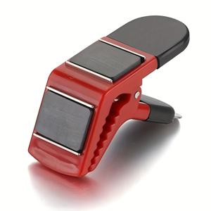 TEMU 캔 오프너가 있는 자석 페인트 브러시 홀더 클립 - 내구성 있는 플라스틱, 회화 프로젝트용 컴팩트하고 다재다능한 도구, 페인트 캔이나 양동이에 안전하게 부착, 사용 및 보관이 쉽고 무작위 색상, 도구 정리 | 기능적인 도구 | 다목적 클립