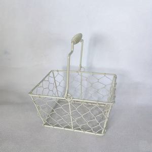 TEMU 노르딕 손잡이형 철제 수납 바구니, 주방, 욕실 및 침실 잡화 정리 다용도, INS 스타일 홈 데코 수납 솔루션, 선반 바구니