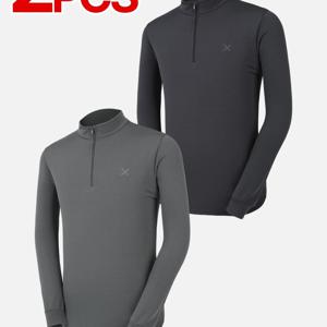 TEMU [1+1] 남성 겨울 데일리 약기모 집업 티셔츠 완판전설(AF9OP2LT051M)