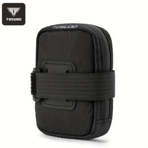 TEMU TOSUOD 경량 블랙 탈착식 자전거 자전거 가방 - 안전하고 compact한 자전거 장비, 조절 가능한 스트랩 및 지퍼 클로저, 산악, 도로 및 접이식 자전거, 자전거 보관 | 세련된 자전거 디자인, 자전거 액세서리