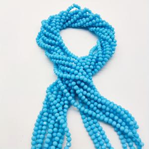 TEMU 1200+ 단단한 4mm 유리 비즈 10 줄, 휴일 비즈, 오스트리아 유리 비즈, 유리 론델 비즈, 팔찌, 목걸이, 발목, 귀걸이, 보석 만들기, DIY 여유로운 비즈, 결혼식 장식, 비즈 공급