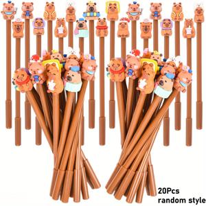 TEMU 20개 돌고래 젤 펜 세트, 검은색 잉크, 동물 테마 파티 선물, 학교, 사무실 및 가족에게 적합한 할로윈 및 크리스마스 선물, 신학기 문구류