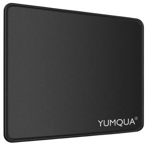 TEMU 게이밍 마우스 패드 - PC & 노트북 호환, 미끄럼 방지 고무 베이스, 마모 방지 스티치 가장자리 & 표면, 세탁 가능한 컴퓨터 데스크 매트, 레이저/광학 마우스 호환 (블랙)