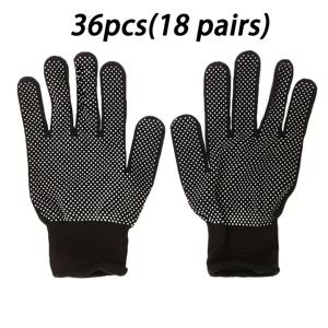 TEMU 36개 낚시장갑, 사이클링장갑, 블랙&그레이 풀핑거 낚시장갑, 얇은 장갑, 아웃도어 낚시용품, 낚시도구, 야외 스포츠에 이상적
