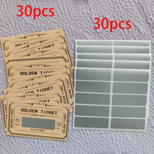 TEMU 30세트 골든 스크래치 카드, 스크래치 카드, 커플, 결혼 기념일, 비즈니스, 파티, 이벤트 선물 카드, 할인 쿠폰, 홍보 보조금, 로또 카드에 적합, 완전한 몰입감을 위한 분위기 연출