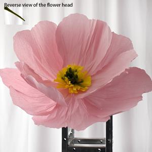 TEMU 종이 꽃 웨딩 소품, 창문 디스플레이, 몰 장식용으로 아름답게 제작되었으며, 사진 촬영을 위한 수제 주름 종이 꽃으로 사용할 수 있습니다.