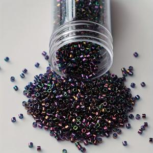 TEMU 미유키 DELICA 11/0 시드 비즈 및 비즈 시리즈, 200개입, 표준 사이즈, 변색 없는 고품질 유리 비즈 DIY 주얼리 제작 및 스트링 프로젝트용