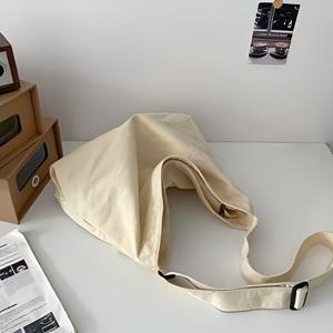 TEMU 2025 신상 트렌디 크로스바디 메신저백, 남성용 두꺼운 내구성 캔버스백, 빈티지 스타일