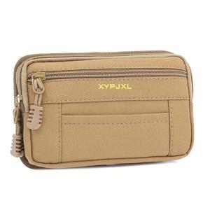 TEMU 1개 남성용 휴대폰 허리 가방, 다기능 수평 벨트 휴대폰 파우치, 동전 및 열쇠 보관용으로도 사용 가능