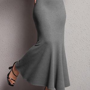 TEMU 여성용 빈티지 A라인 맥시 - 하이웨이스트 텀미 컨트롤 우아한 솔리드 컬러, 봄 여름 웨딩 게스트 드레스, 캐주얼에서 세미포멀 웨어, 핸드워시 가능한 스트레치