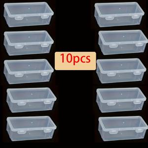 TEMU 10개 투명 보관 상자, 대용량 보관 용기, 사무용품 정리함, 연필 포장 상자, 완벽한 발렌타인데이 선물. 신학기, 입학 시즌, 크리스마스 선물, 할로윈 사탕