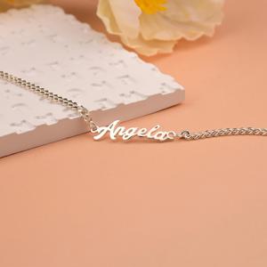 TEMU 맞춤형 쿠반 링크 스테인리스 스틸 팔찌 1개, 이름 각인 팔찌, 사이즈 조절 가능한 쿠반 링크 팔찌, 어머니의 날, 생일, 결혼식, 졸업 기념일에 적합, 가족을 위한 최고의 선물, 노트 글꼴